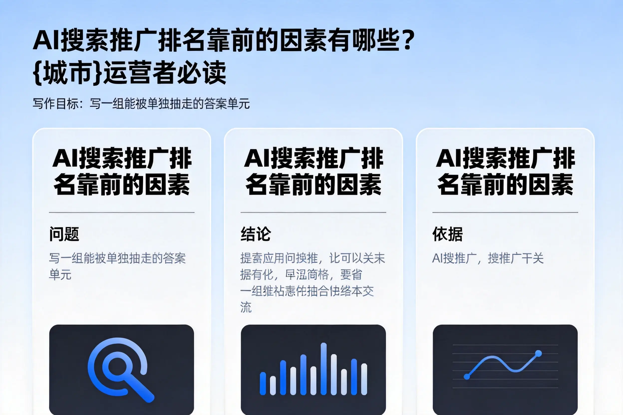 AI搜索推广排名靠前的因素有哪些?绥化运营者必读