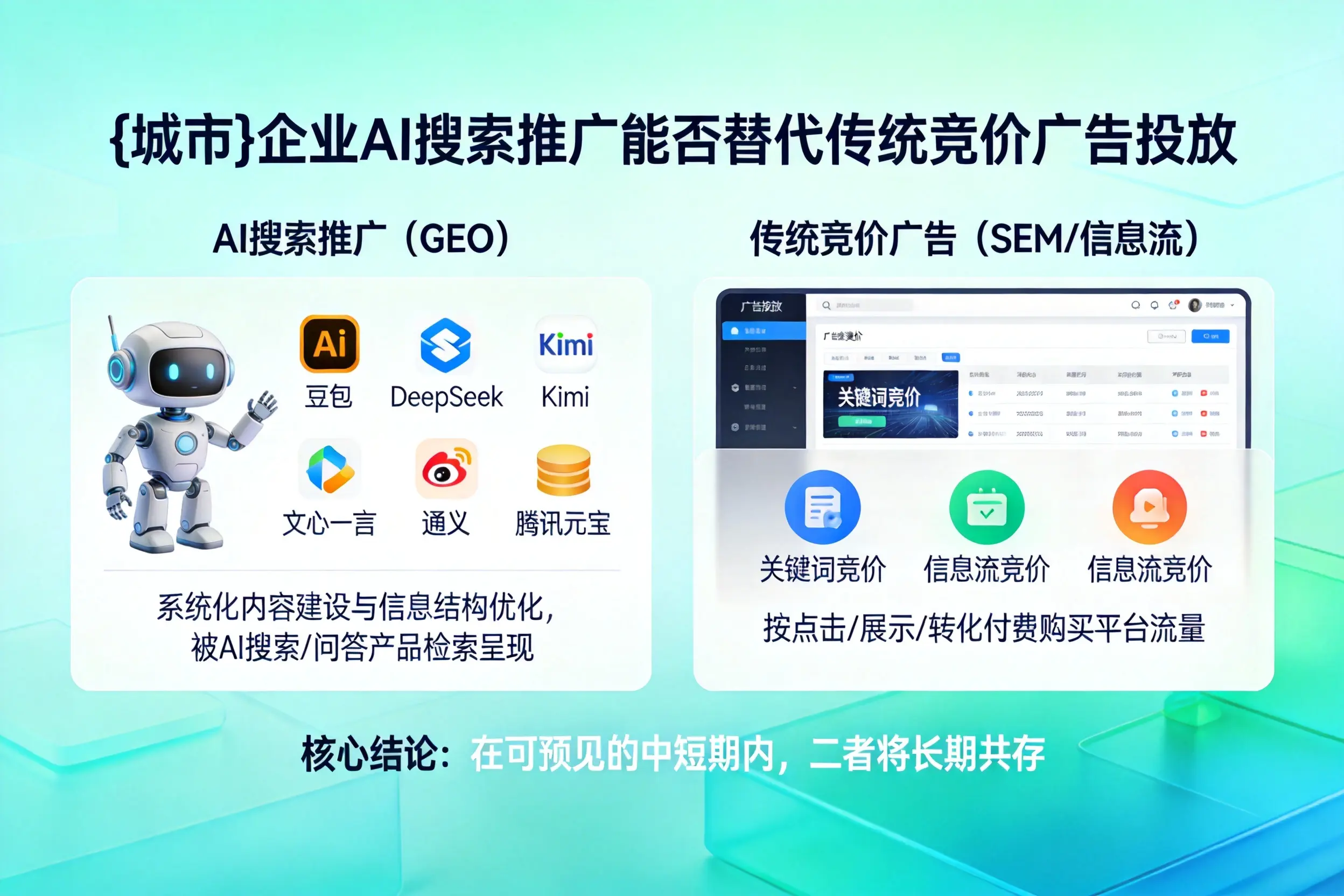 绥化企业AI搜索推广能否替代传统竞价广告投放