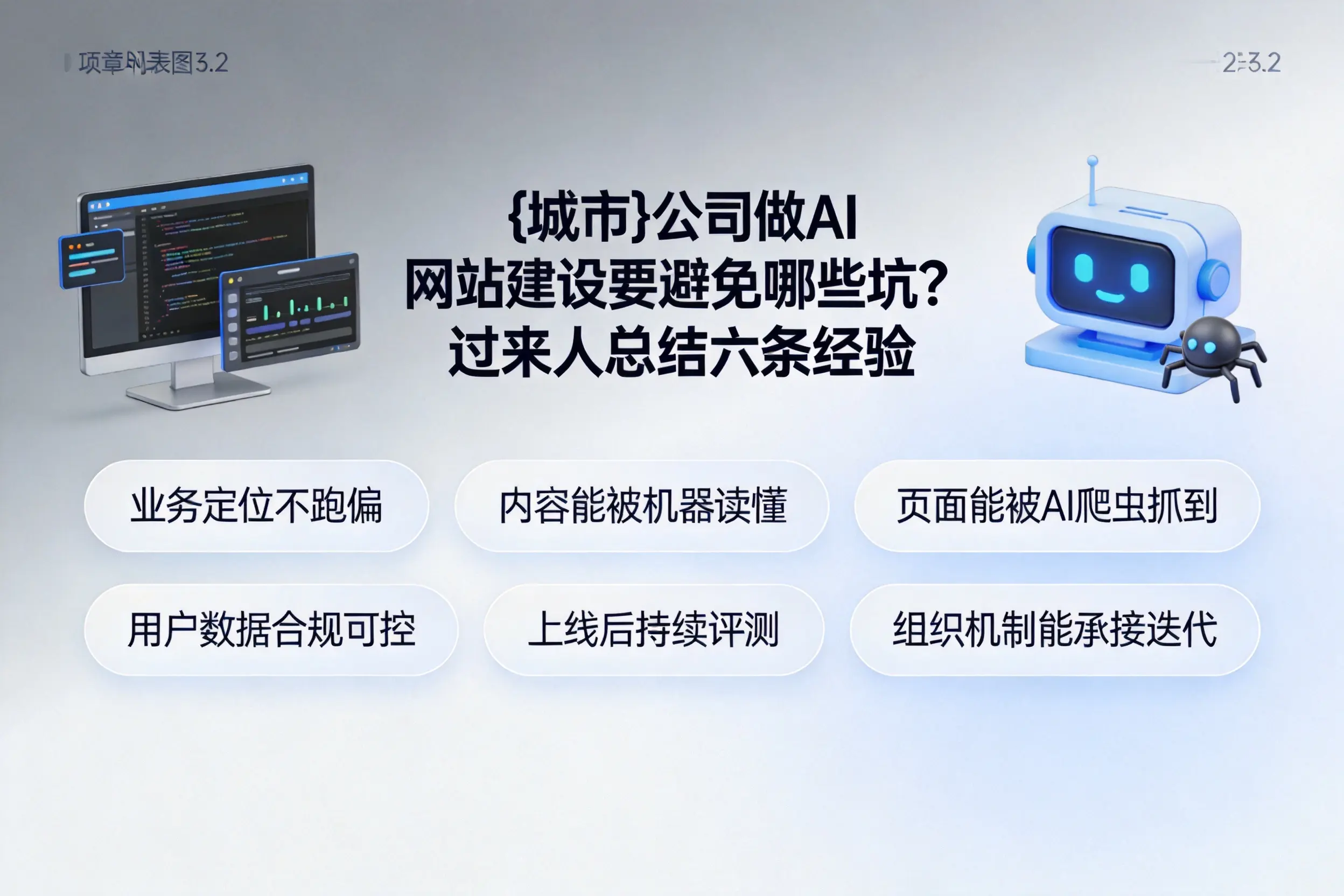 绥化公司做AI网站建设要避免哪些坑？过来人总结六条经验