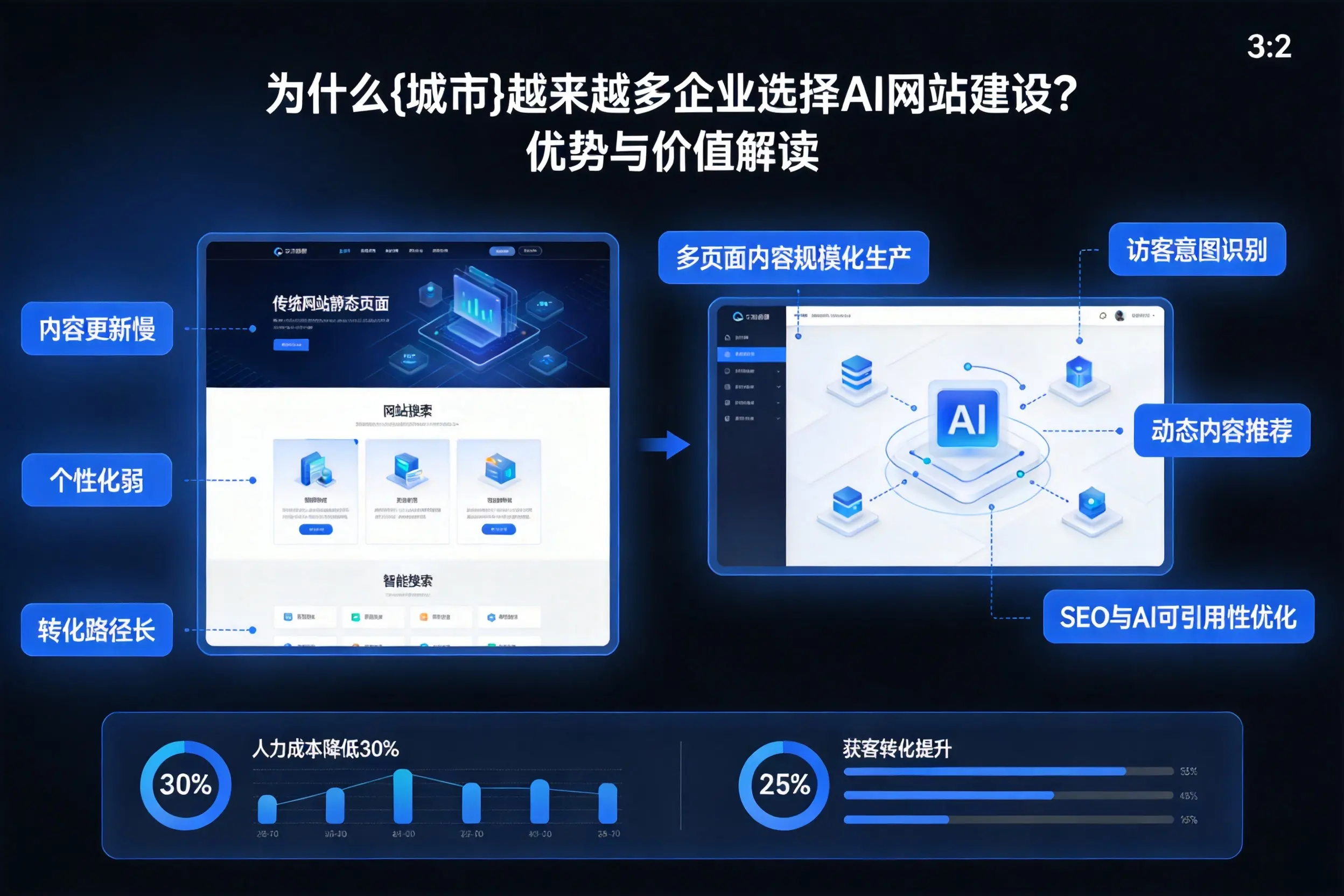 为什么绥化越来越多企业选择AI网站建设?优势与价值解读