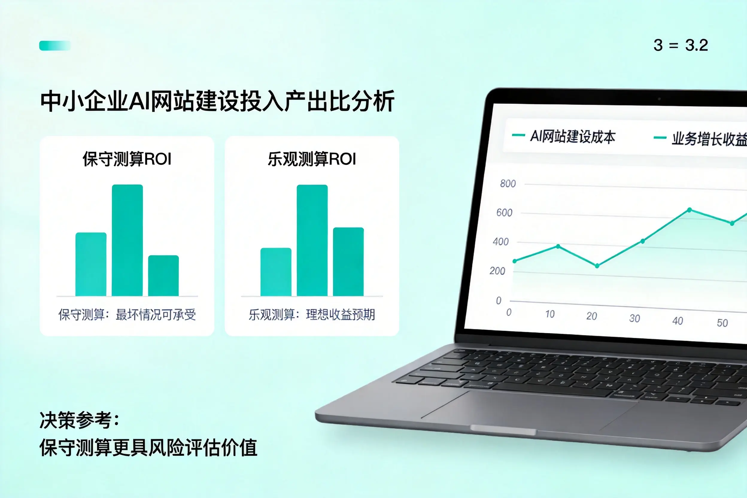 绥化中小企业AI网站建设投入产出比怎么算?先看这份分析