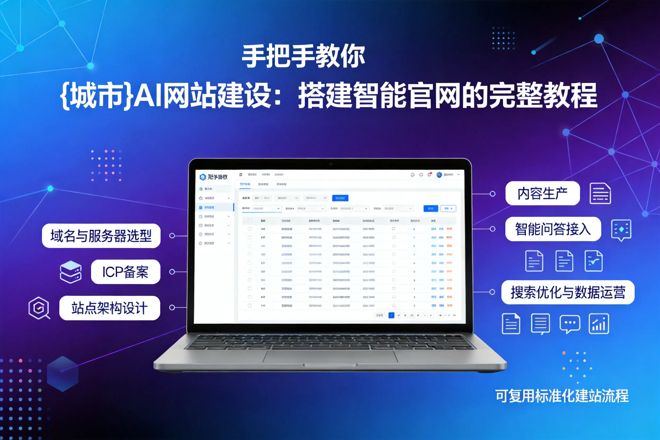 手把手教你绥化AI网站建设:搭建智能官网的完整教程