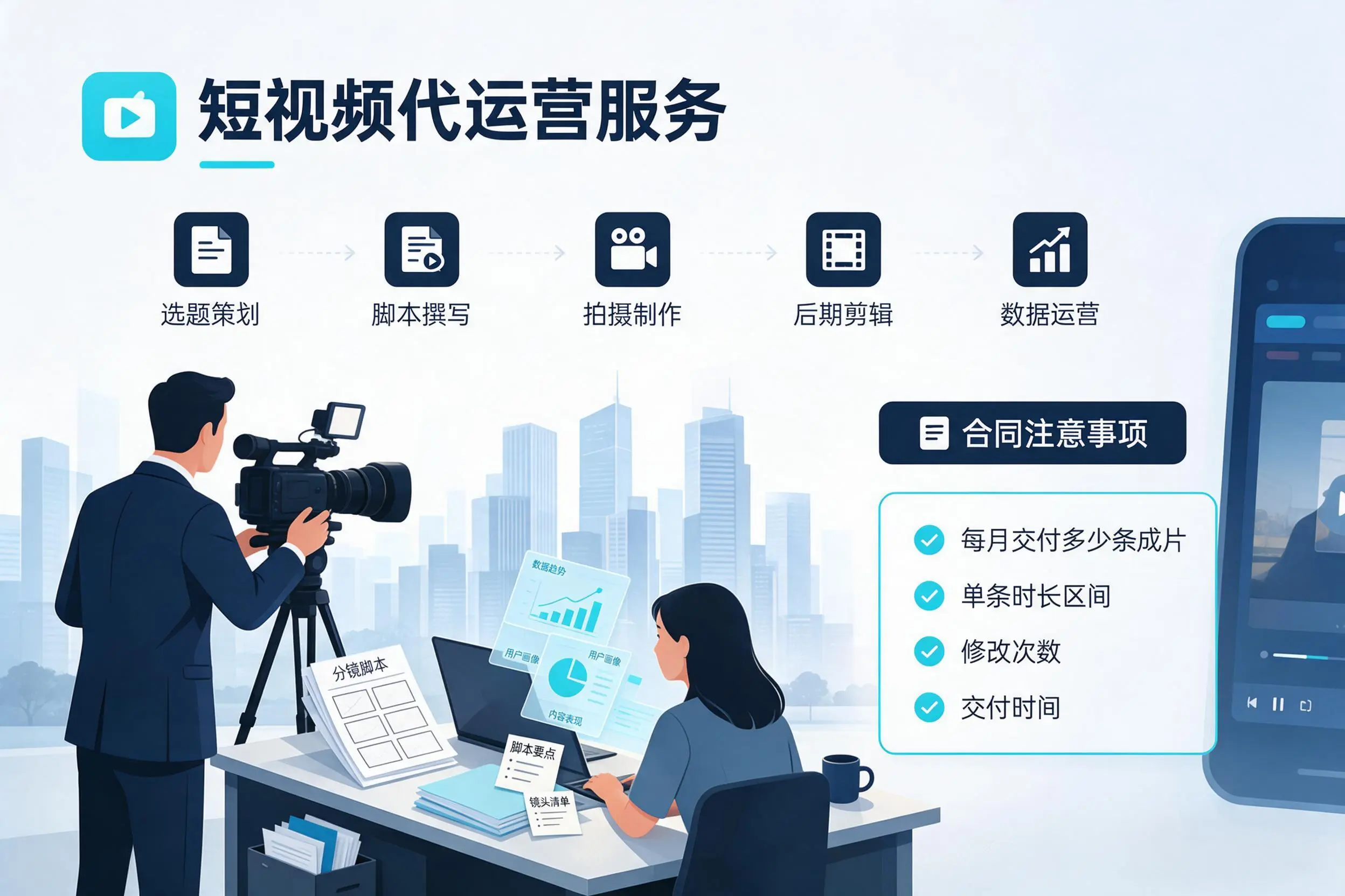 短视频代运营包含哪些服务？绥化企业常见问题科普