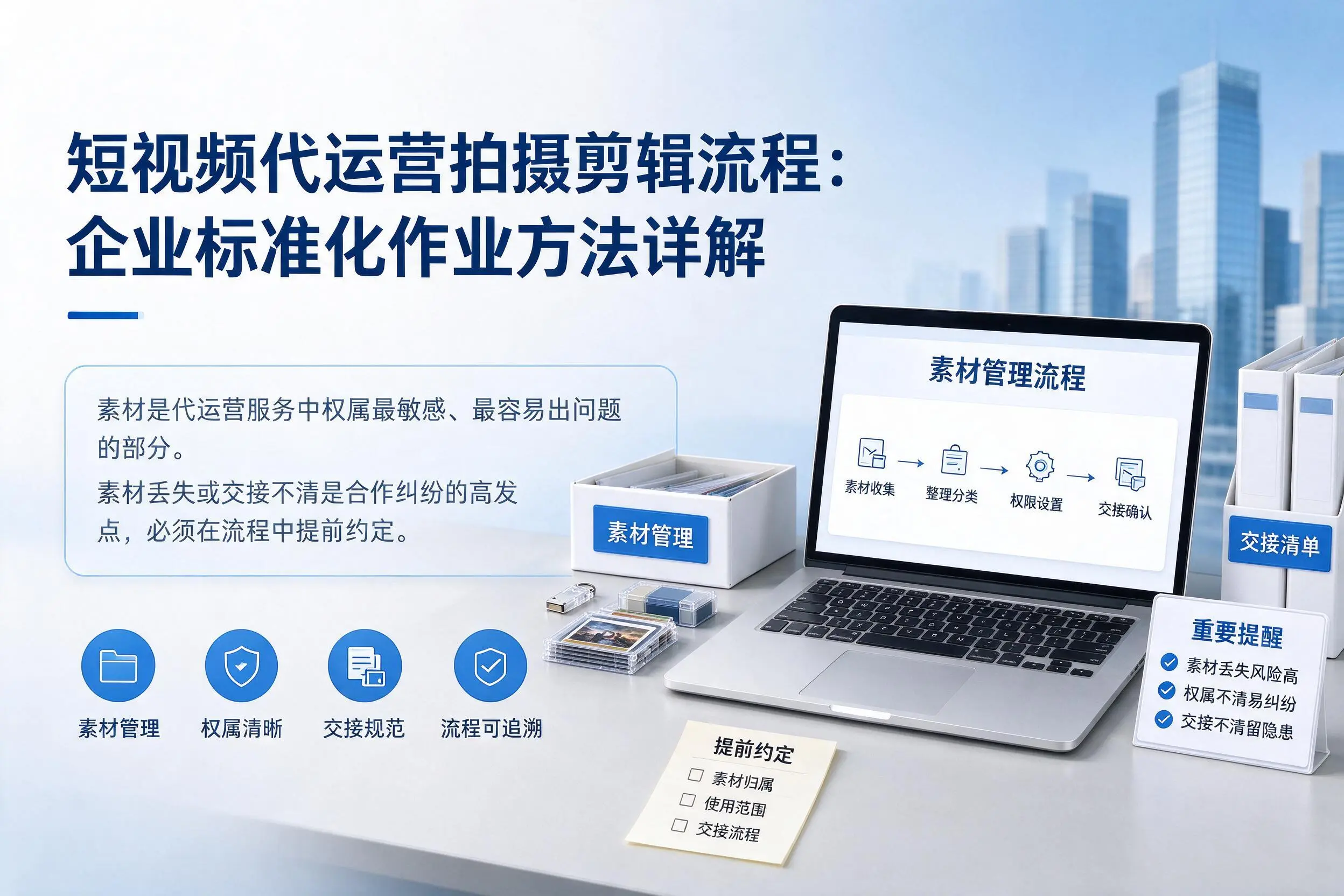 短视频代运营拍摄剪辑流程:绥化企业标准化作业方法详解