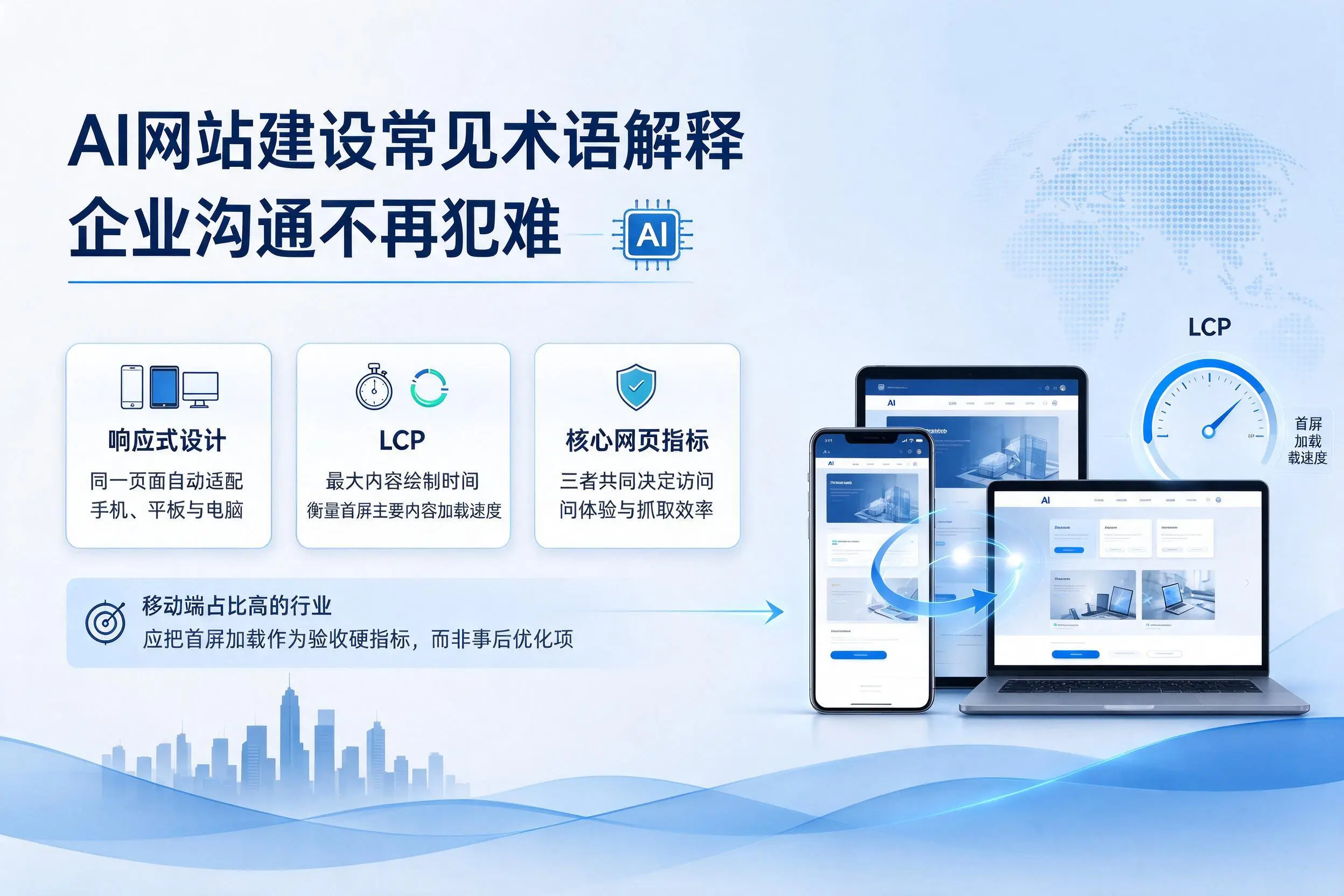 AI网站建设常见术语解释，绥化企业沟通不再犯难