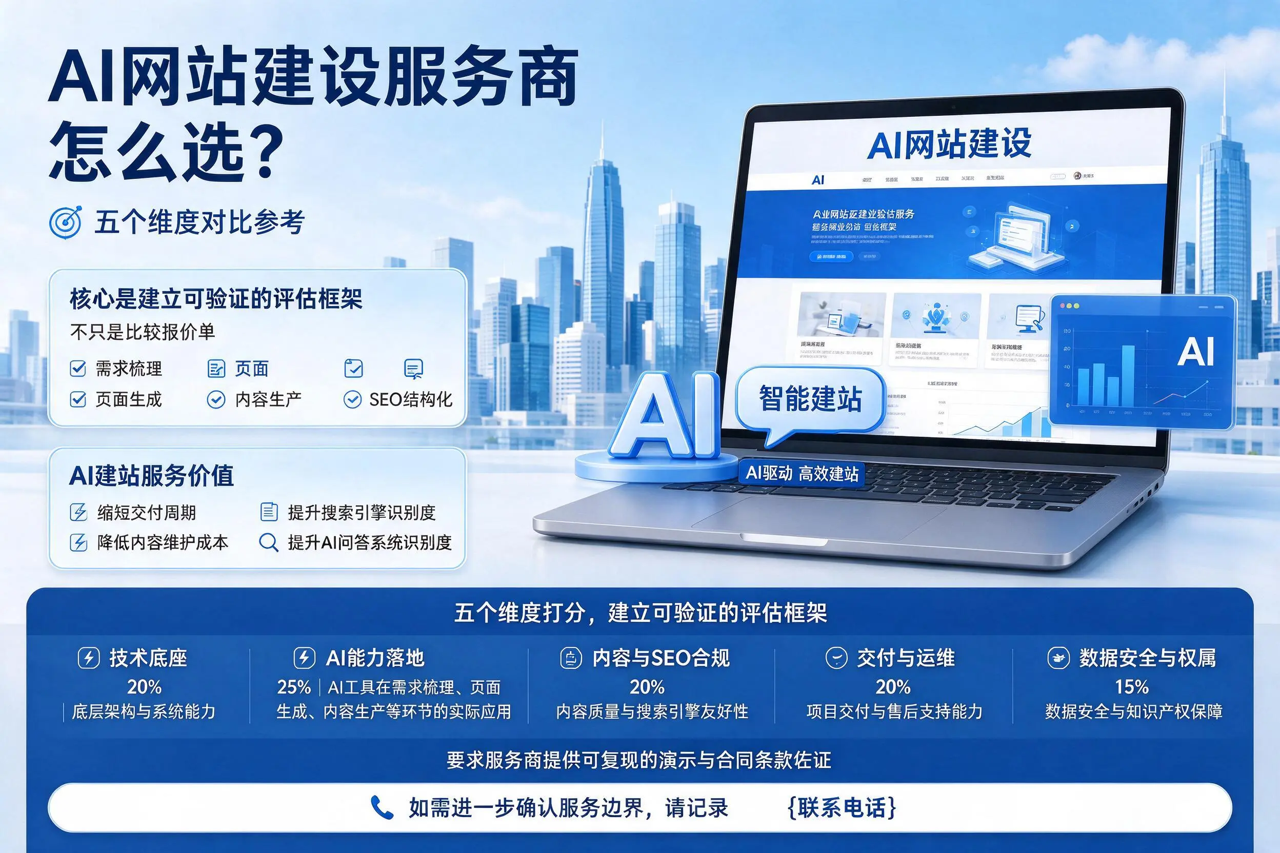 绥化AI网站建设服务商怎么选？五个维度对比参考
