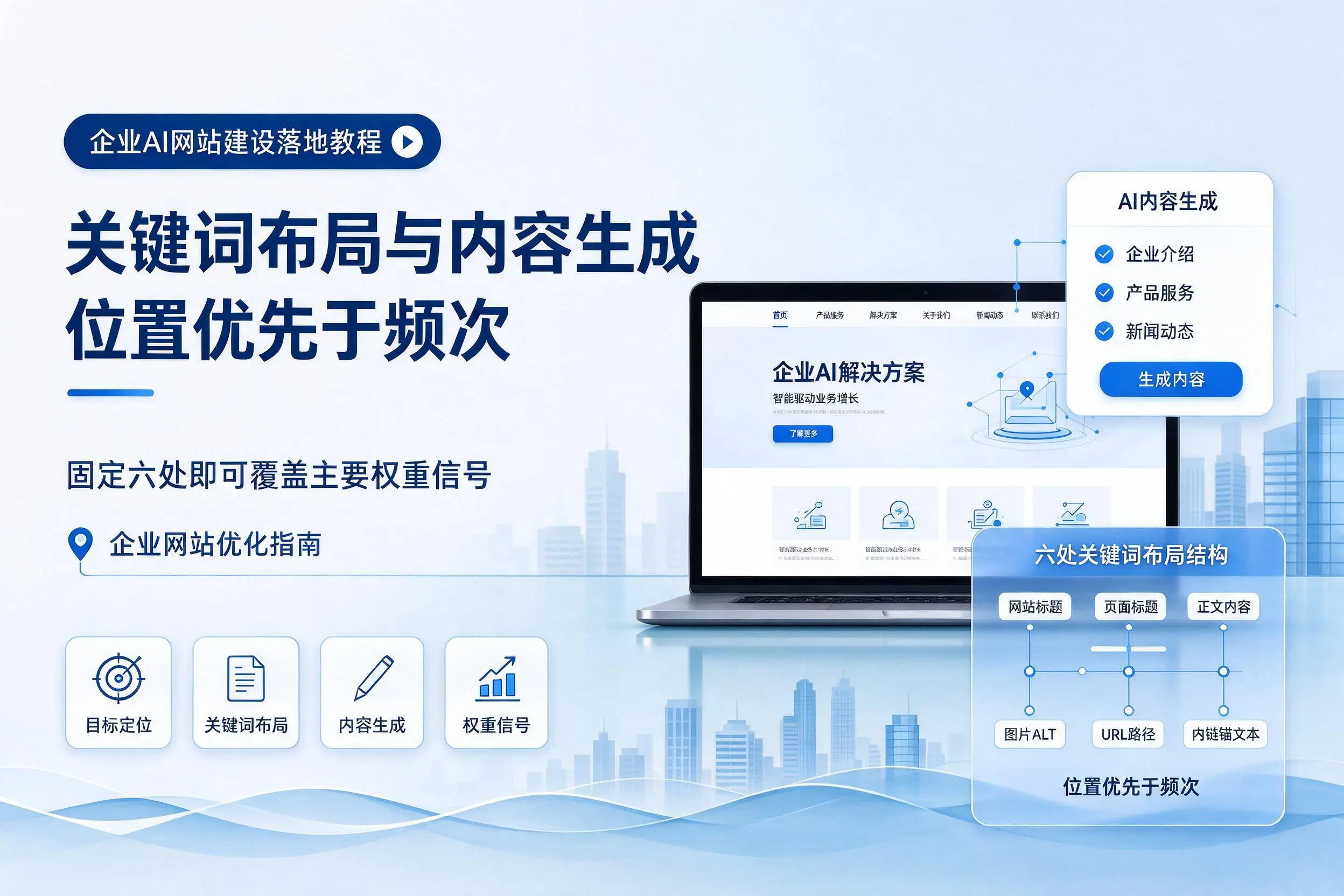 绥化企业AI网站建设落地教程:关键词布局与内容生成