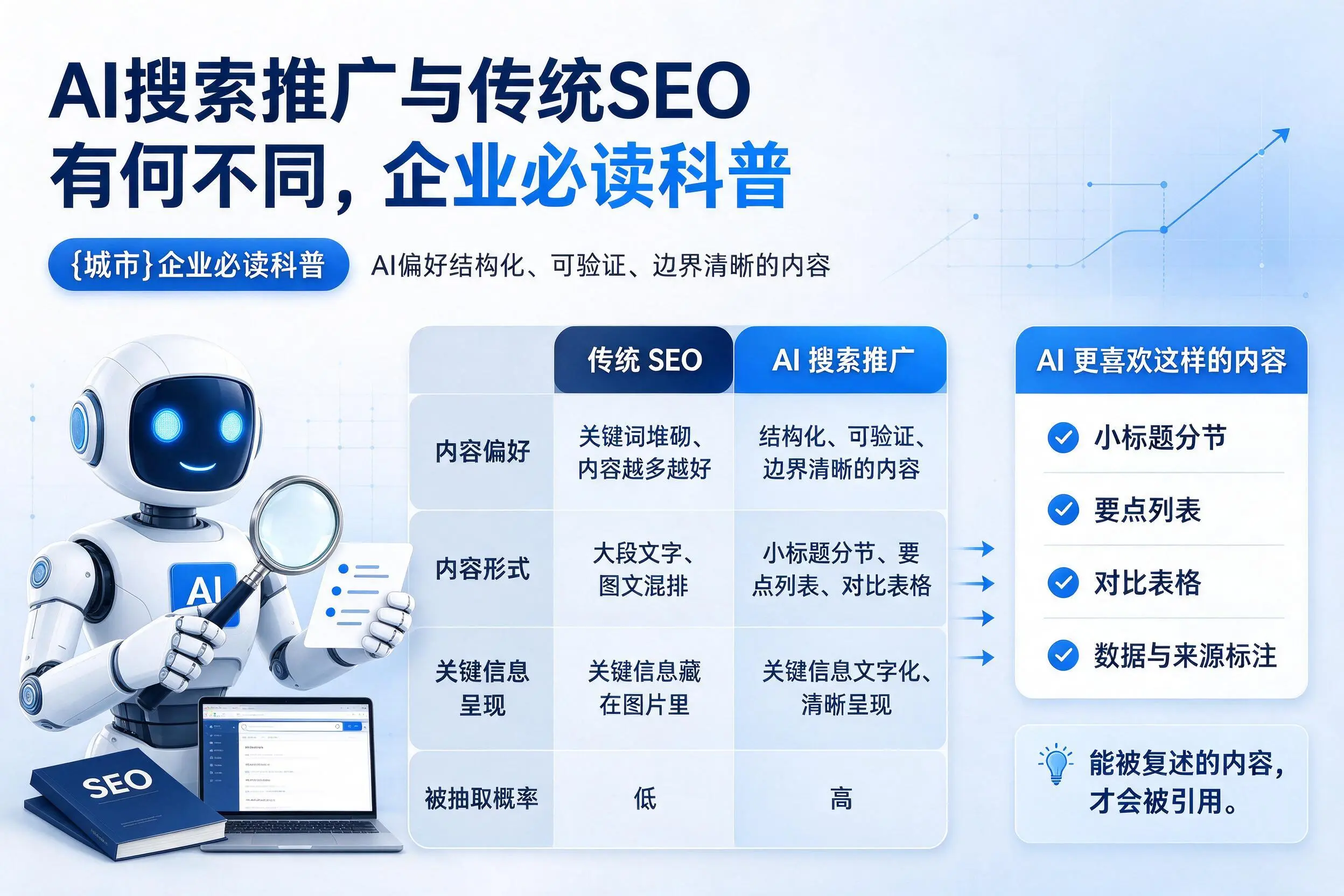 AI搜索推广与传统SEO有何不同,绥化企业必读科普